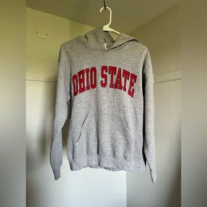 Grey Ohio state hoodie